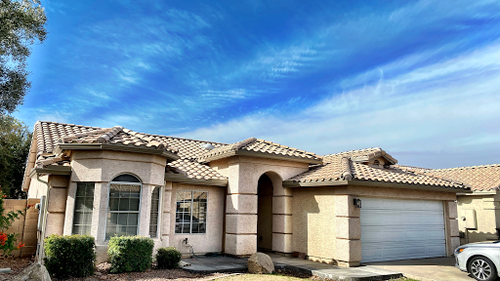 Red Desert Rain Gutter